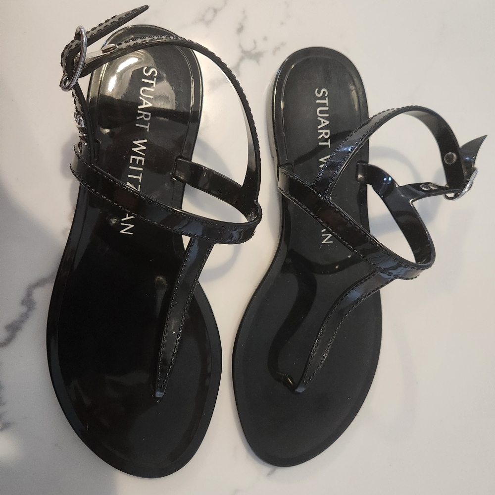Stuart Weitzman black Sandles
